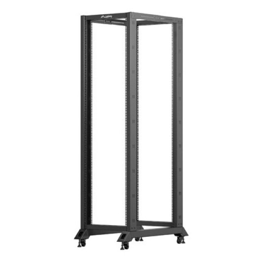 Rack independiente Lanberg OR01-6042-B 42U 600kg Ruedas Rieles 2118mm Negro