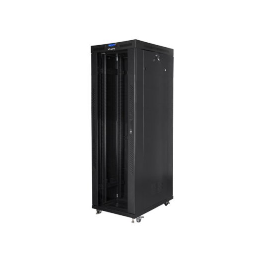 Rack independiente Lanberg FF01-8042-12BL 42U 1200kg LCD Termostato Negro 800x1000mm