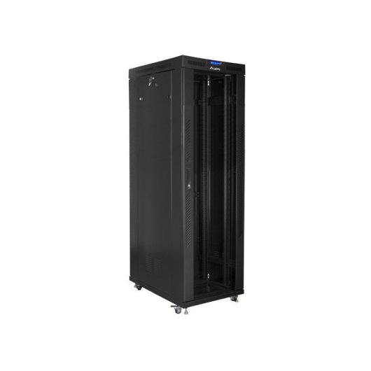 Rack independiente Lanberg FF01-8042-12BL 42U 1200kg LCD Termostato Negro 800x1000mm
