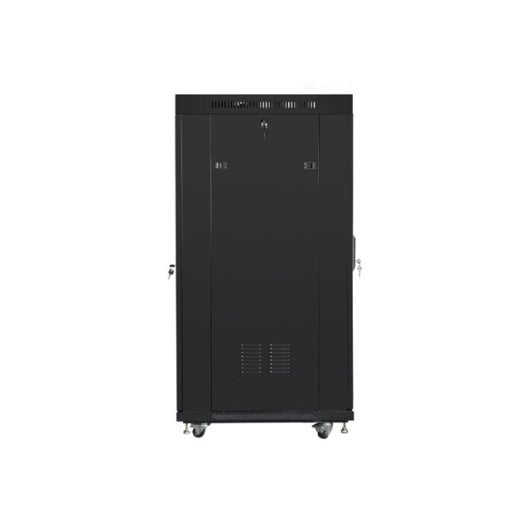 Stehendes Rack Lanberg FF01-8027-12BL 27U 1200 kg schwarz Stehendes Rack Lanberg FF01-8027-12BL 27U 1200 kg schwarz