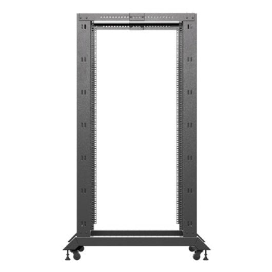 Rack Lanberg OR01-6032-B 32U 600 kg Nero Autonomo con Ruote e Guide Montaggio
