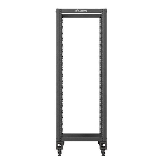 Rack Lanberg OR01-6032-B 32U 600 kg Nero Autonomo con Ruote e Guide Montaggio