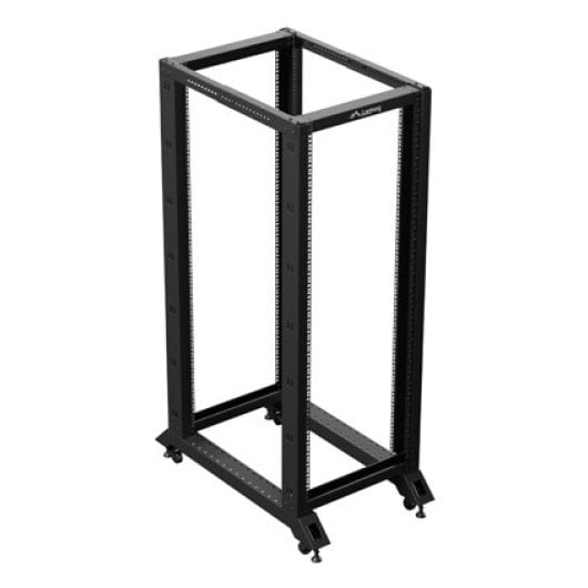 Rack Lanberg OR01-6032-B 32U 600 kg Nero Autonomo con Ruote e Guide Montaggio