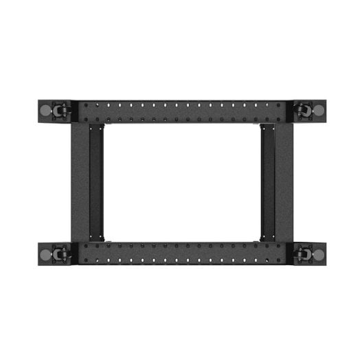 Rack Lanberg OR01-6032-B 32U 600 kg Nero Autonomo con Ruote e Guide Montaggio