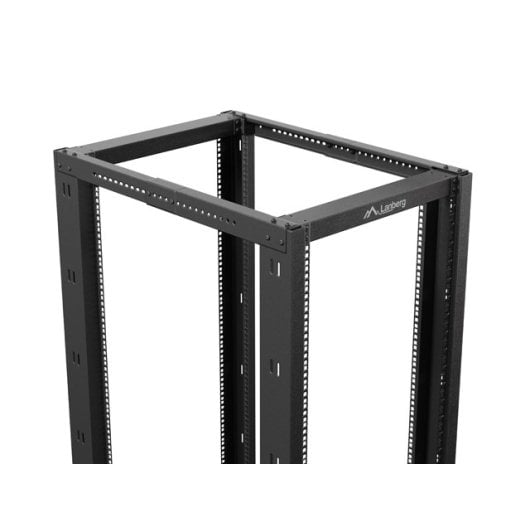Rack Lanberg OR01-6032-B 32U 600 kg Nero Autonomo con Ruote e Guide Montaggio