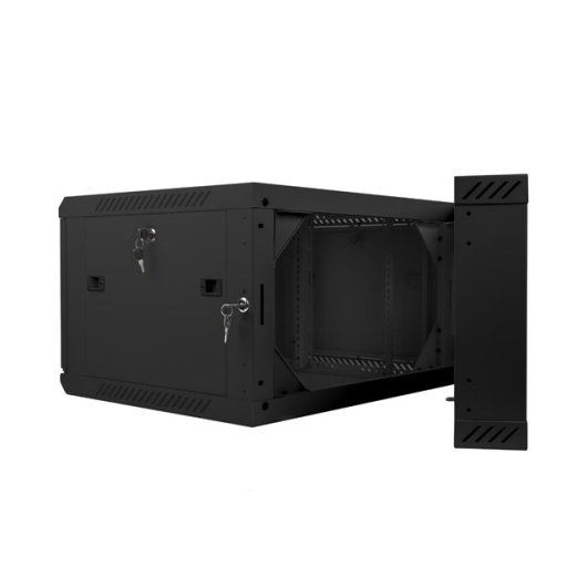 Cabinet Mur Lanberg WF02-6606-10B 6U 60 kg Noir