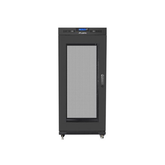 Rack-Schrank Lanberg FF01-8015-23BL 15U, 1200 kg, LCD Anzeige, Lüfter Rack-Schrank Lanberg FF01-8015-23BL 15U, 1200 kg, LCD Anzeige, Lüfter