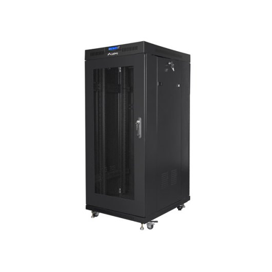 Rack-Schrank Lanberg FF01-8015-23BL 15U, 1200 kg, LCD Anzeige, Lüfter Rack-Schrank Lanberg FF01-8015-23BL 15U, 1200 kg, LCD Anzeige, Lüfter