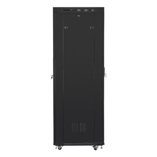 Rack Lanberg FF01-8842-12BL 42U 1200kg LCD IP20 Ventilación 800x800x2122mm Autoinstalable