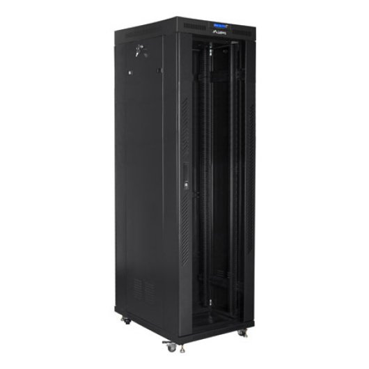 Rack Lanberg FF01-8842-12BL 42U 1200kg LCD IP20 Ventilación 800x800x2122mm Autoinstalable