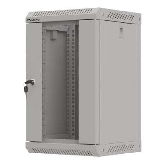 Bastidor de pared Lanberg WF11-3309-10S 9U 30kg Cristal Templado Gris IP20 Rieles Gestión de cables