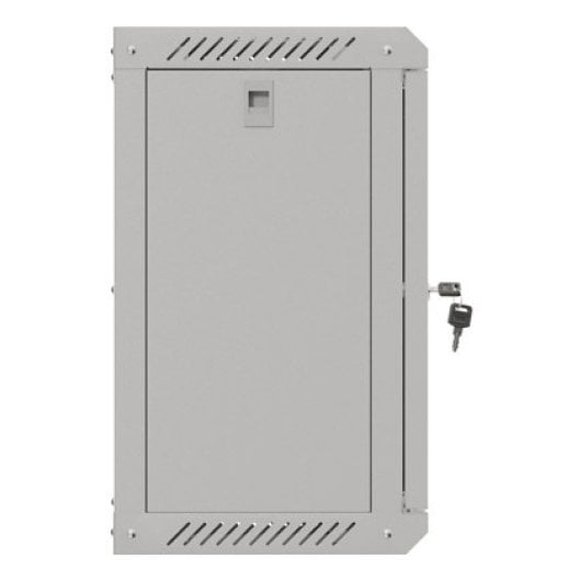 Bastidor de pared Lanberg WF11-3309-10S 9U 30kg Cristal Templado Gris IP20 Rieles Gestión de cables