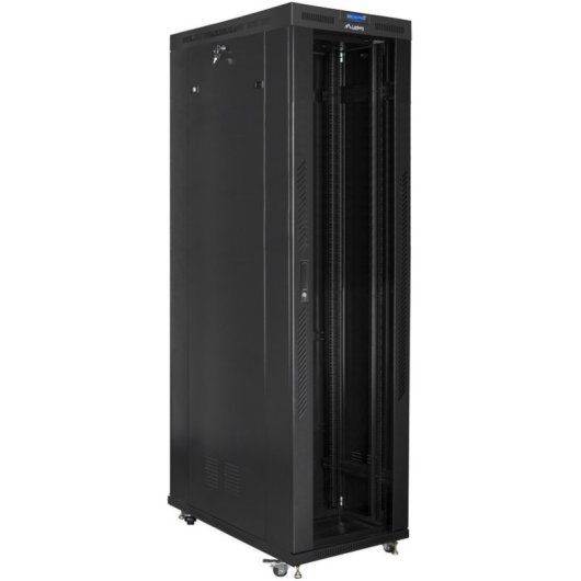 Rack Lanberg FF01-8247-12BL 47U 1200KG Preto IP20 com Display LCD e Ventilação