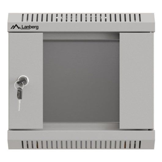 Bastidor de pared Lanberg WF11-3304-10S 10" 4U 30kg vidrio templado gris IP20 montaje propio