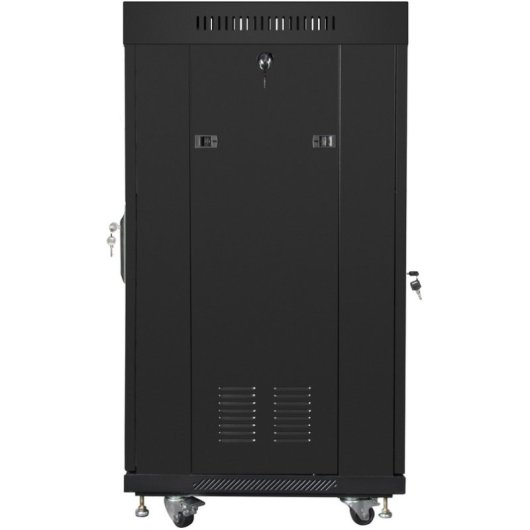 Schrank Lanberg FF01-6622-12BL 19" 22U Temperglas schwarz SchrankLanbergFF01-6622-12BL 19" 22U Temperglas schwarz