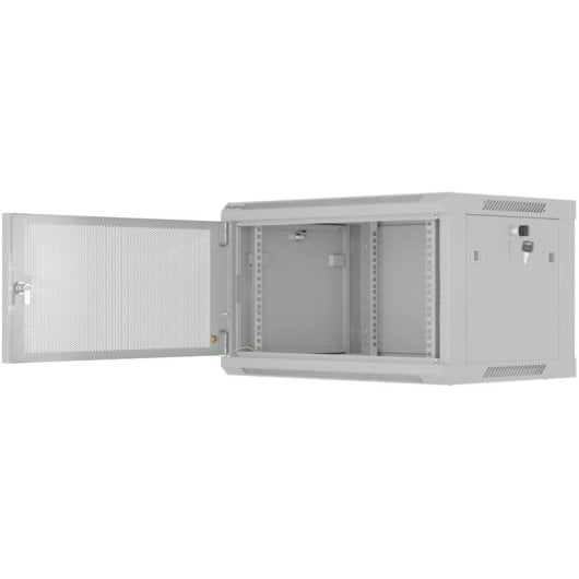 Armario Rack 19" Lanberg WF01-6406-23S 6U Montaje Mural Gris RAL7035 60kg