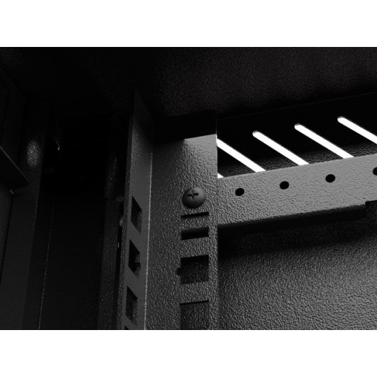 Bastidor de pared Lanberg WF11-3309-10B 9U 10" Vidrio Templado Negro IP20 30kg
