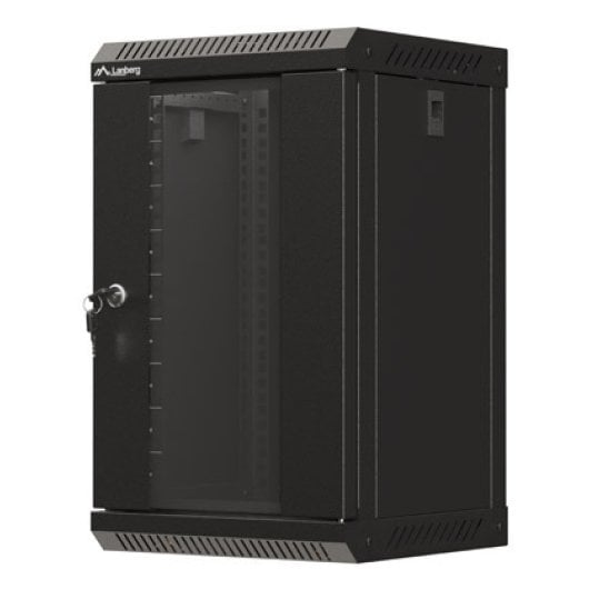 Bastidor de pared Lanberg WF11-3309-10B 9U 10" Vidrio Templado Negro IP20 30kg