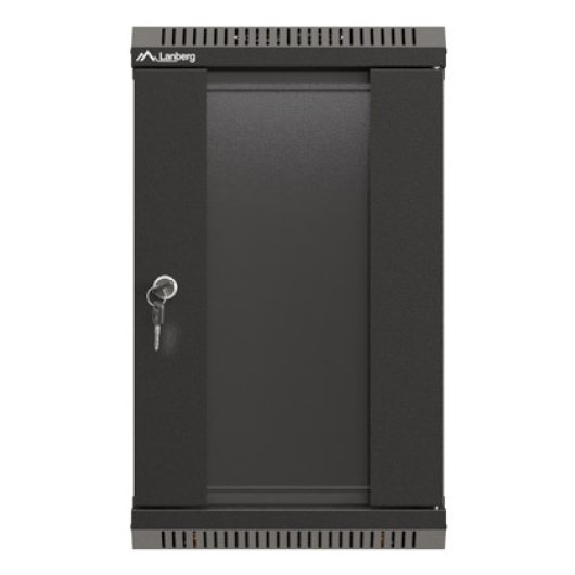 Bastidor de pared Lanberg WF11-3309-10B 9U 10" Vidrio Templado Negro IP20 30kg