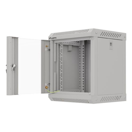 Bastidor de pared Lanberg WF11-3306-10S 6U 10" Gris Cristal Templado IP20 30kg