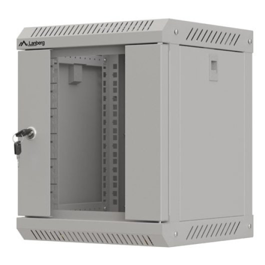 Bastidor de pared Lanberg WF11-3306-10S 6U 10" Gris Cristal Templado IP20 30kg