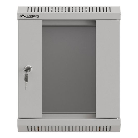 Bastidor de pared Lanberg WF11-3306-10S 6U 10" Gris Cristal Templado IP20 30kg