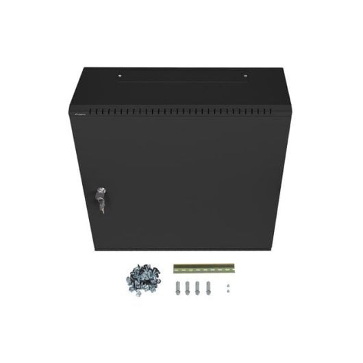 Bastidor de Pared Lanberg WAF1-5203-06-00B 6U 60kg Con Bloqueo del Teclado y Rieles de Rack