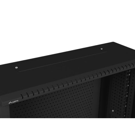 Bastidor de Pared Lanberg WAF1-5203-06-00B 6U 60kg Con Bloqueo del Teclado y Rieles de Rack