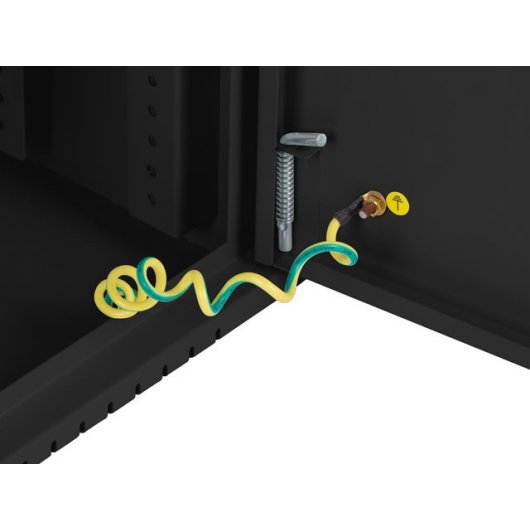 Bastidor de Pared Lanberg WAF1-5203-06-00B 6U 60kg Con Bloqueo del Teclado y Rieles de Rack
