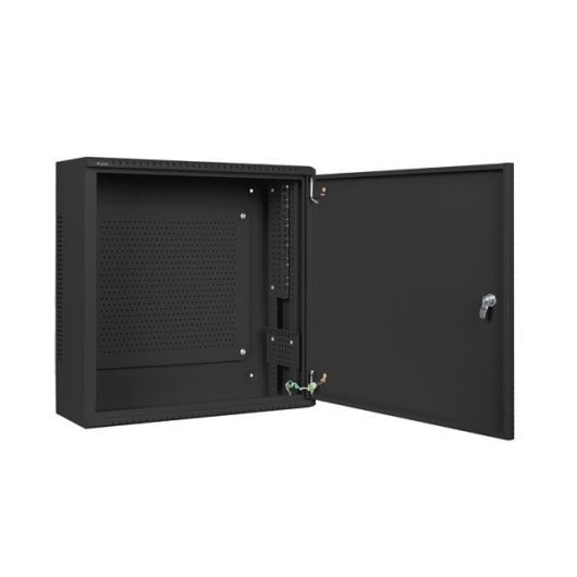 Bastidor de Pared Lanberg WAF1-5203-06-00B 6U 60kg Con Bloqueo del Teclado y Rieles de Rack