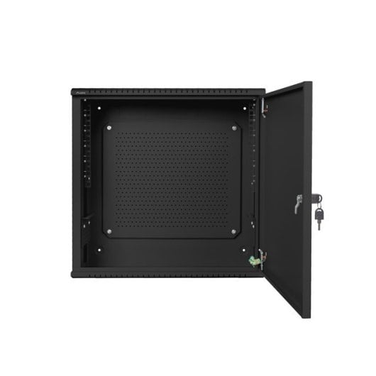 Bastidor de Pared Lanberg WAF1-5203-06-00B 6U 60kg Con Bloqueo del Teclado y Rieles de Rack