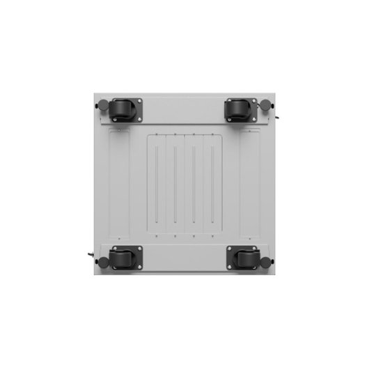 Rack de pie Lanberg FF01-6615-12SL 15U 1200kg termostato LCD IP20 gris puertas vidrio/metal