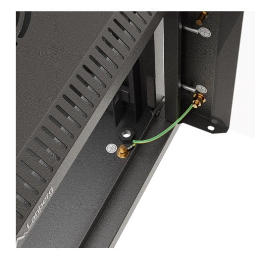 Wandrack Lanberg WF11-3306-10B 6U 30 kg Tastatursperre Kabelmanagement Wandrack