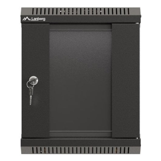 Wandrack Lanberg WF11-3306-10B 6U 30 kg Tastatursperre Kabelmanagement Wandrack
