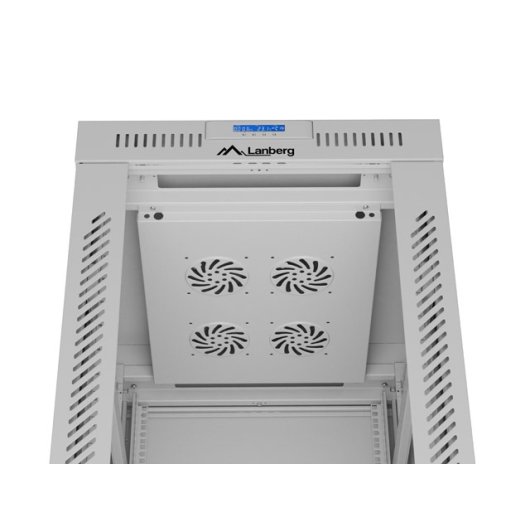 Armadio Lanberg FF01-6842-12SL 42U 1200 kg Grigio con Serratura e Ventilazione Armadio Lanberg FF01-6842-12SL 42U 1200 kg Grigio con Serratura e Ventilazione