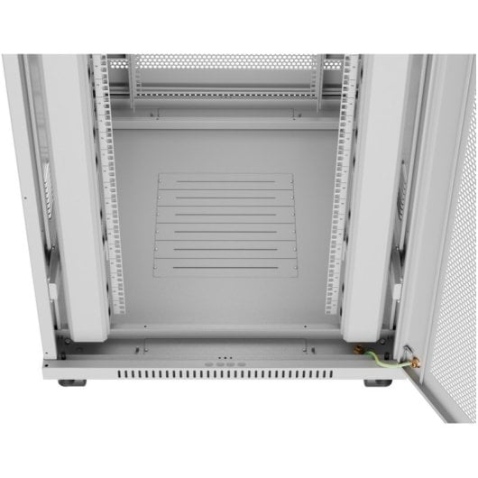 Armario rack 19" Lanberg FF01-8027-23SL 27U 1000x800mm IP20 Gris LCD Termostato