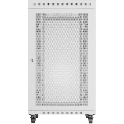 Armario rack 19" Lanberg FF01-8027-23SL 27U 1000x800mm IP20 Gris LCD Termostato