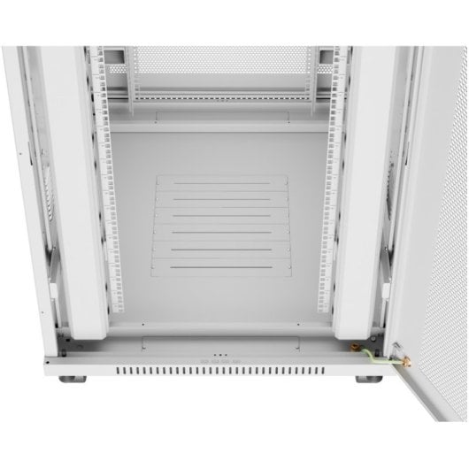 Armario rack 19" Lanberg FF01-8027-23SL 27U 1000x800mm IP20 Gris LCD Termostato