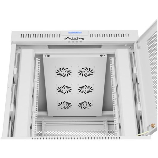 Armoire Lanberg FF01-8015-23SL 19" 15U avec porte perforée et accessoires inclus