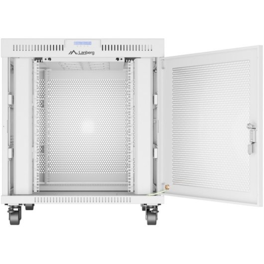 Armoire Lanberg FF01-8015-23SL 19" 15U avec porte perforée et accessoires inclus