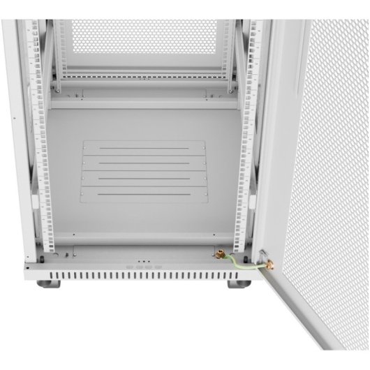 19" Lanberg FF01-6827-23SL Serverschrank 27U 690mm Tiefe Self-Assembly Grau RAL7035