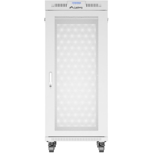19" Lanberg FF01-6827-23SL Serverschrank 27U 690mm Tiefe Self-Assembly Grau RAL7035