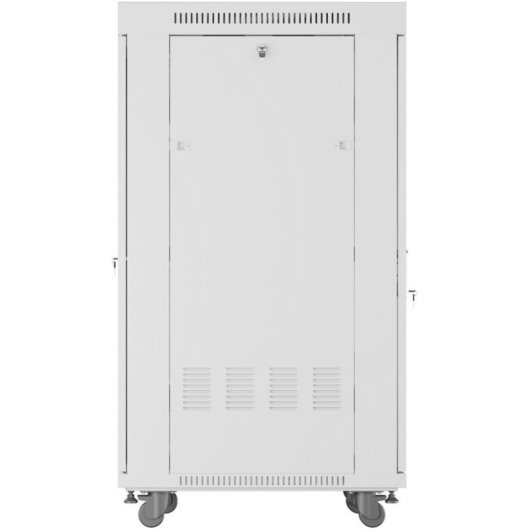 19" Lanberg FF01-6827-23SL Serverschrank 27U 690mm Tiefe Self-Assembly Grau RAL7035