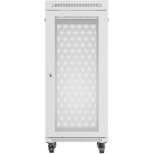 19" Lanberg FF01-6827-23SL Serverschrank 27U 690mm Tiefe Self-Assembly Grau RAL7035