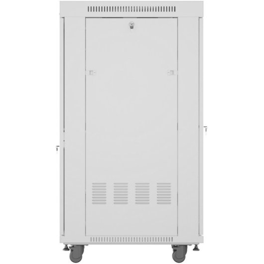 19" Lanberg FF01-6827-23SL Serverschrank 27U 690mm Tiefe Self-Assembly Grau RAL7035