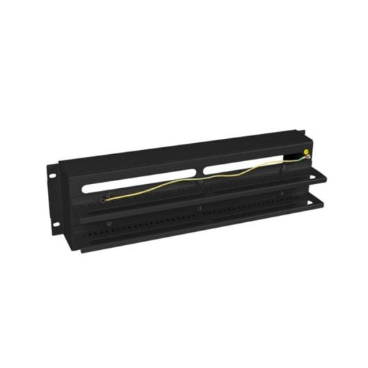 Panel de distribución de voltaje Lanberg AK-VDP103-B Stahl Schwarz 19" 3U 22 Module S-Panel de distribución de voltaje Lanberg AK-VDP103-B Stahl Schwarz 19" 3U 22 Module S-