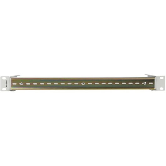 Carril DIN TS-35 Lanberg AK-1801-S 19" 1U Acero Gris RAL7035 para Rack