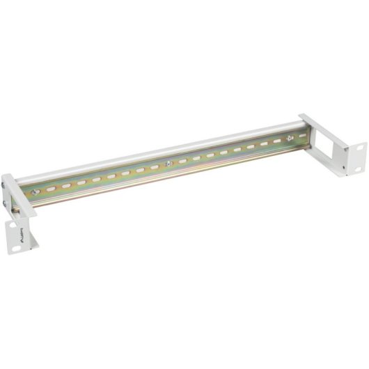 Carril DIN TS-35 Lanberg AK-1801-S 19" 1U Acero Gris RAL7035 para Rack