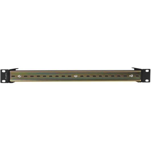 DIN Schienen Montage Lanberg AK-1801-B 19" Schwarz RAL9004 1U DIN Schiene