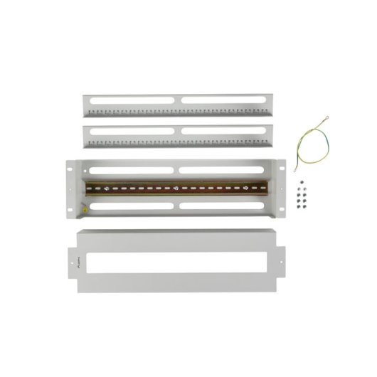 Armario de Distribución Lanberg AK-VDP103-S 3U 19" Acero Gris RAL7035 Cableado y Organización Profesional